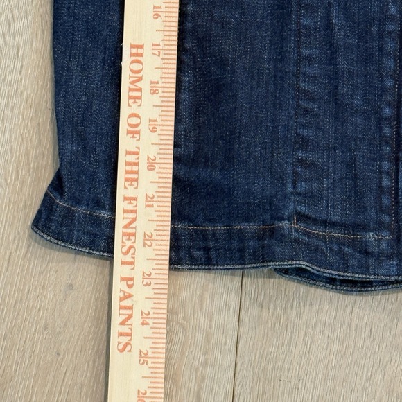 Dick & Jayne Los Angeles Denim Jacket Women's Asymmetrical Zip Front Size MED - Picture 7 of 7